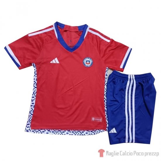 Maglia Cile Home Bambino 2022 - Clicca l'immagine per chiudere