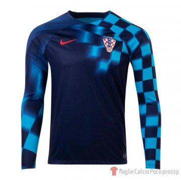 Maglia Croazia Away Maniche Lunghe 2022