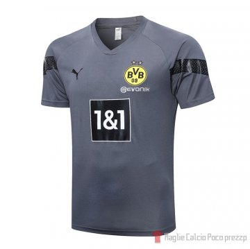 Maglia De Allenamento Borussia Dortmund 2022-23 Gris Maglia De Allenamento Borussia Dortmund 2022-23 Gris