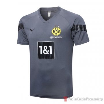 Maglia De Allenamento Borussia Dortmund 2022-23 Gris