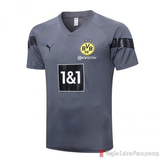 Maglia De Allenamento Borussia Dortmund 2022-23 Gris - Clicca l'immagine per chiudere