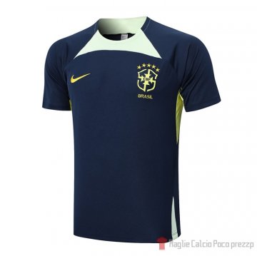 Maglia De Allenamento Brasil 22-23 Azul