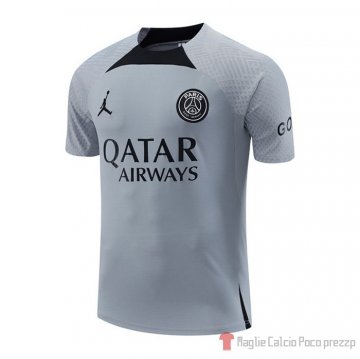 Maglia De Allenamento Paris Saint-germain Jordan 22-23 Gris Maglia De Allenamento Paris Saint-germain Jordan 22-23 Gris