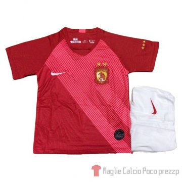 Maglia Guangzhou Evergrande Home Bambino 2019 Maglia Guangzhou Evergrande Home Bambino 2019