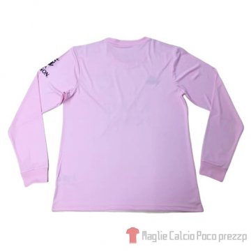 Maglia Leicester City Away Manica Lunga 2019/2020 Rosa