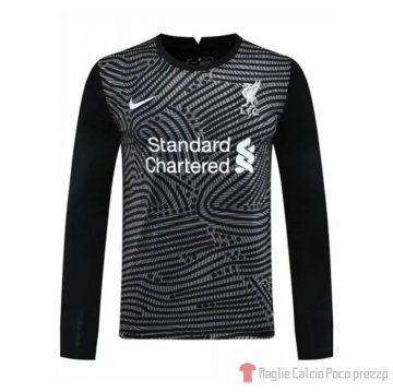 Maglia Liverpool Portiere Maniche Lunghe 20-21 Negro Maglia Liverpool Portiere Maniche Lunghe 20-21 Negro