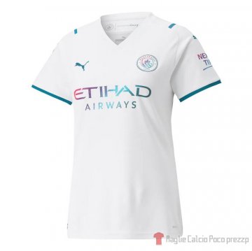 Maglia Manchester City Away Donna 21-22 Maglia Manchester City Away Donna 21-22