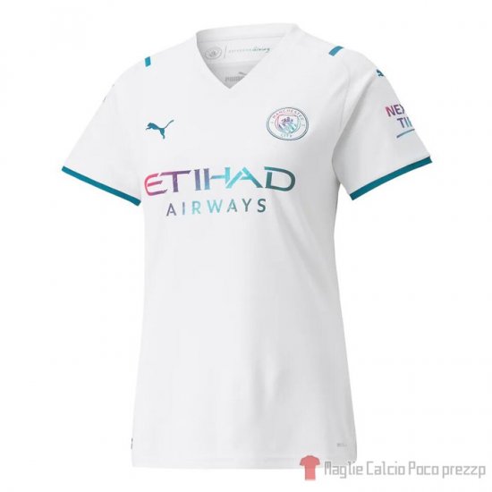 Maglia Manchester City Away Donna 21-22 - Clicca l'immagine per chiudere