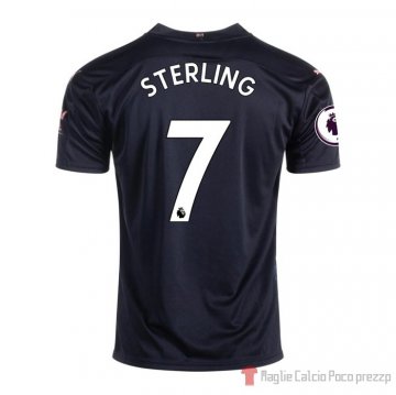 Maglia Manchester City Giocatore Sterling Away 20-21 Maglia Manchester City Giocatore Sterling Away 20-21