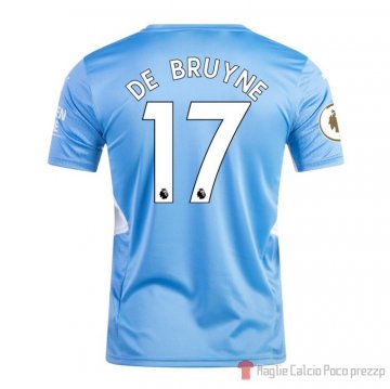 Maglia Manchester City Giocatore De Bruyne Home 21-22 Maglia Manchester City Giocatore De Bruyne Home 21-22
