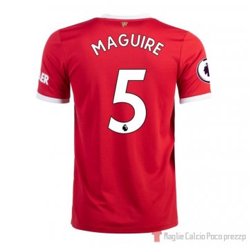 Maglia Manchester United Giocatore Maguire Home 21-22 Maglia Manchester United Giocatore Maguire Home 21-22