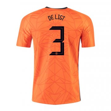 Maglia Paesi Bassi Giocatore De Ligt Home 20-21 Maglia Paesi Bassi Giocatore De Ligt Home 20-21