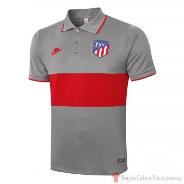 Maglia Polo Atletico Madrid 2020/2021 Grigio Maglia Polo Atletico Madrid 2020/2021 Grigio
