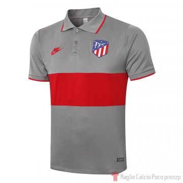 Maglia Polo Atletico Madrid 2020/2021 Grigio