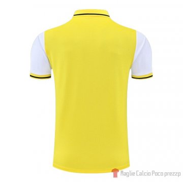 Maglia Polo Borussia Dortmund 22-23 Giallo E Bianco