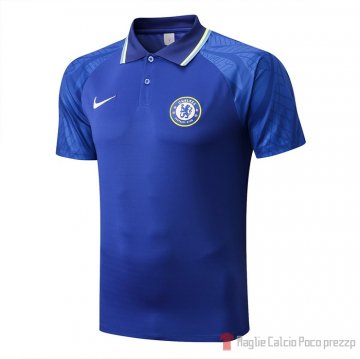 Maglia Polo Del Chelsea 2022-23 Azul