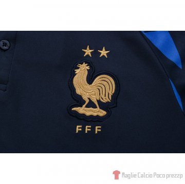 Maglia Polo Del Francia 22-23 Azul Oscuro