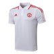 Maglia Polo Manchester United 2021-22 Blanco Y Rojo