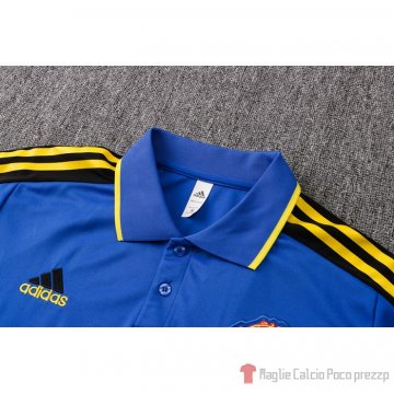 Maglia Polo Manchester United 21-22 Azul