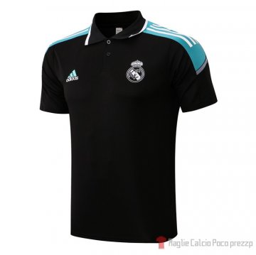 Maglia Polo Real Madrid 22-23 Negro Maglia Polo Real Madrid 22-23 Negro
