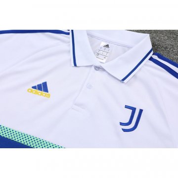 Maglia Polo Juventus 22-23 Bianco E Blu