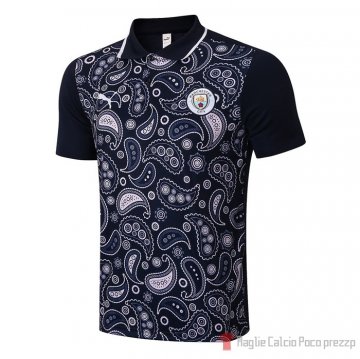 Maglia Polo Manchester City 2021 Blu Maglia Polo Manchester City 2021 Blu