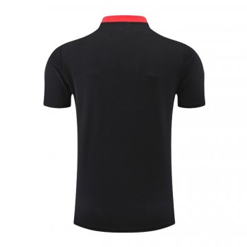 Maglia Polo Manchester United 22-23 Nero E Rosso