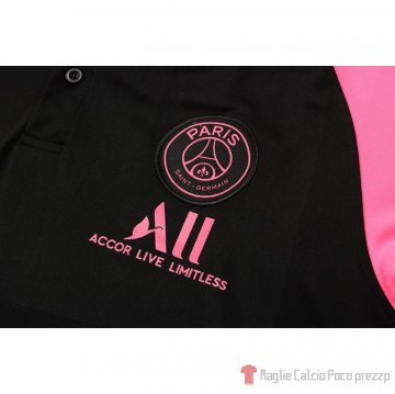 Maglia Polo Paris Saint-germain 21-22 Nero E Rosa