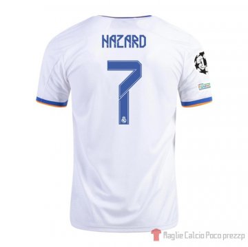 Maglia Real Madrid Giocatore Hazard Home 21-22 Maglia Real Madrid Giocatore Hazard Home 21-22