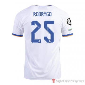 Maglia Real Madrid Giocatore Rodrygo Home 21-22 Maglia Real Madrid Giocatore Rodrygo Home 21-22