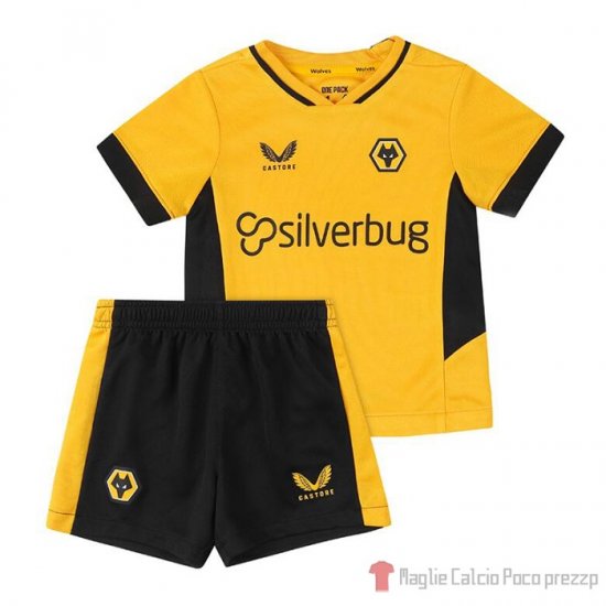 Maglia Wolves Home Bambino 21-22 - Clicca l'immagine per chiudere