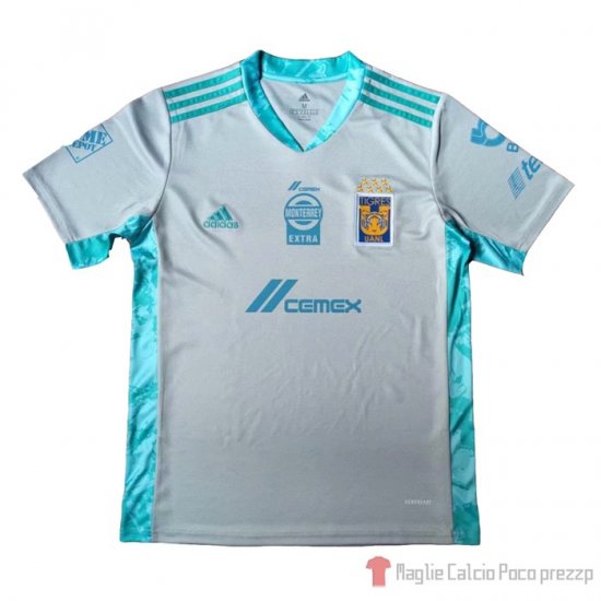 Thailandia Maglia Tigres Uanl Portiere 2021 Grigio - Clicca l'immagine per chiudere