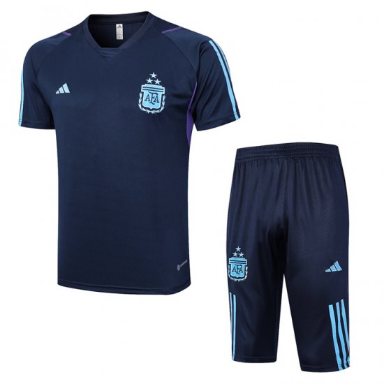 Tuta Da Track Argentina Manica Corta 2023-24 Azul - Pantalon Corto - Clicca l'immagine per chiudere