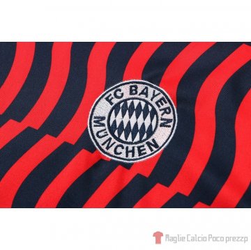Tuta Da Track Bayern Munich Manica Corta 2022 Rosso