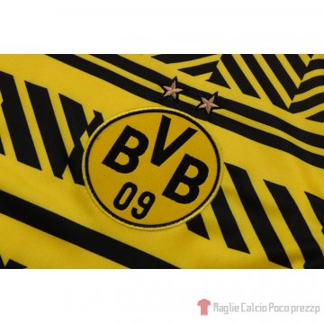 Tuta Da Track Borussia Dortmund Manica Corta 22-23 Amarillo - Pantalon Corto