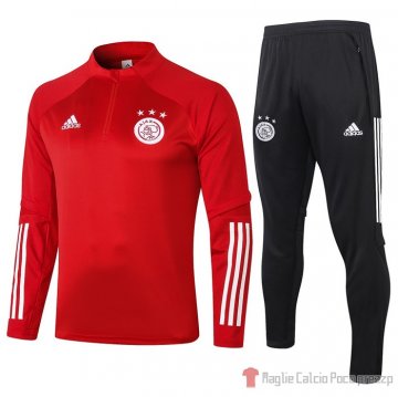 Tuta Da Track Felpa Ajax 20-21 Rosso Tuta Da Track Felpa Ajax 20-21 Rosso