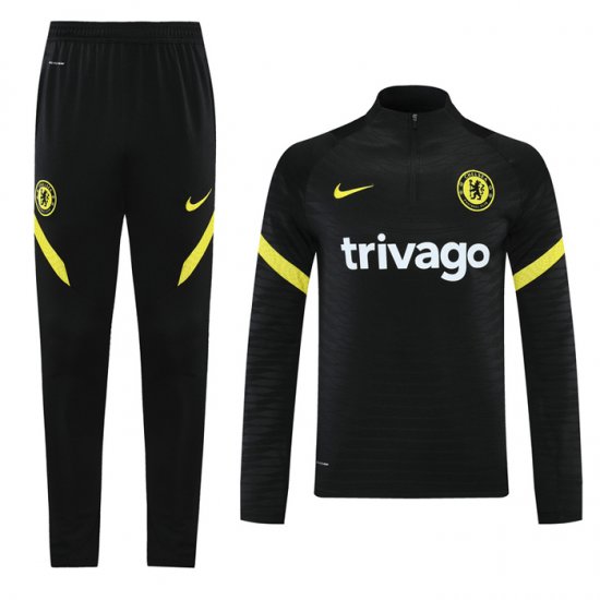 Tuta Da Track Felpa Chelsea 2021-22 Nero - Clicca l'immagine per chiudere