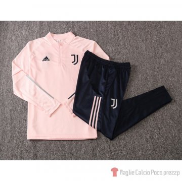 Tuta Da Track Felpa Juventus Bambino 20-21 Rosa