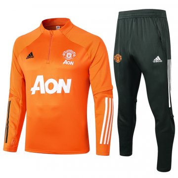 Tuta Da Track Felpa Manchester United Bambino 20-21 Arancione Tuta Da Track Felpa Manchester United Bambino 20-21 Arancione