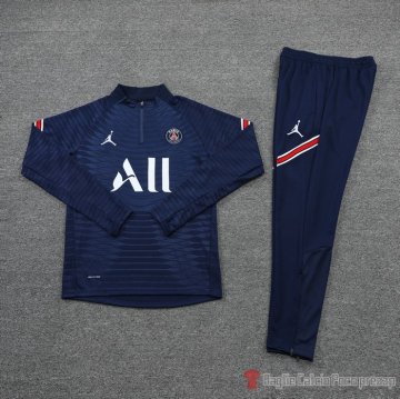 Tuta Da Track Felpa Paris Saint-germain 2021-22 Blu