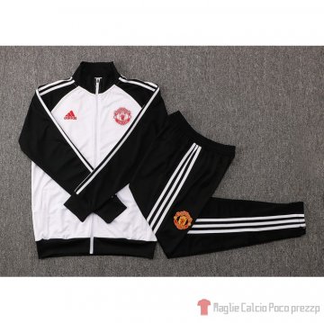 Tuta Da Track Giacca Manchester United 21-22 Bianco