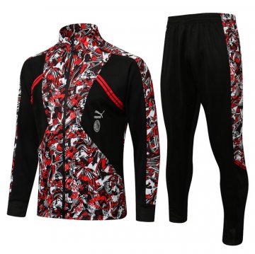 Tuta Da Track Giacca Milan 21-22 Rosso Tuta Da Track Giacca Milan 21-22 Rosso