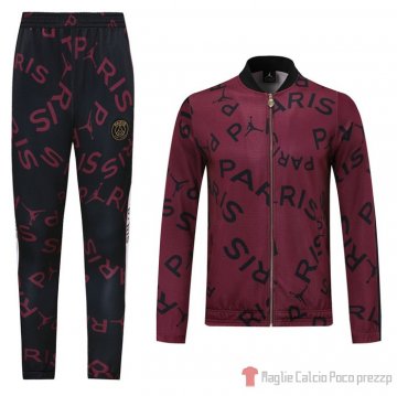 Tuta Da Track Giacca Paris Saint-germain 20-21 Purpura Tuta Da Track Giacca Paris Saint-germain 20-21 Purpura