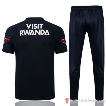 Tuta Da Track Paris Saint-germain Manica Corta 2021-22 Blu