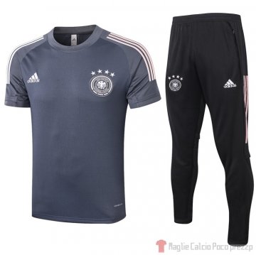 Tuta da Track Germania Manica Corta 2020 Grigio Tuta da Track Germania Manica Corta 2020 Grigio