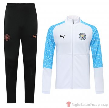 Tuta da Track Giacca Manchester City 2020/2021 Bianco