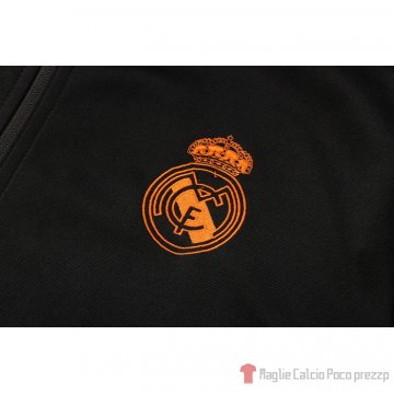 Tuta da Track Real Madrid 21-22 Negro Y Azul