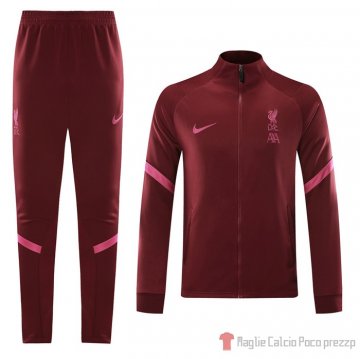 Tuta da Track Giacca Liverpool 20-21 Rojo Tuta da Track Giacca Liverpool 20-21 Rojo