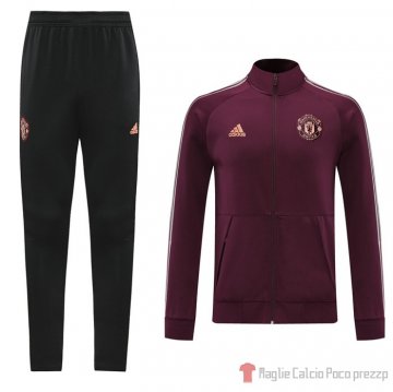 Tuta De Giacca Manchester United 2020-21 Rojo Tuta De Giacca Manchester United 2020-21 Rojo