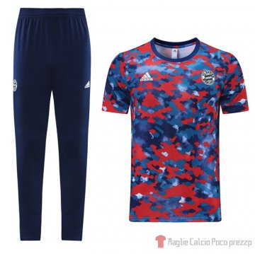 Tuta da track Bayern Munich Manica Corta 2021 Azul Tuta da track Bayern Munich Manica Corta 2021 Azul